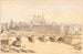 La Cité et le Pont Neuf en 1665 - Fédor Hoffbauer — artwork view