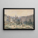 Le Cimetière des Innocents en 1750 - Fédor Hoffbauer — framed artwork on a wall