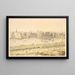 Le Palais-Royal in 1634 - Fédor Hoffbauer — framed artwork on a wall