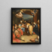 The Circumcision of Christ - Federico Barocci — framed artwork on a wall