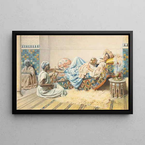 L'Odalisque - Federico Bartolini — framed artwork on a wall