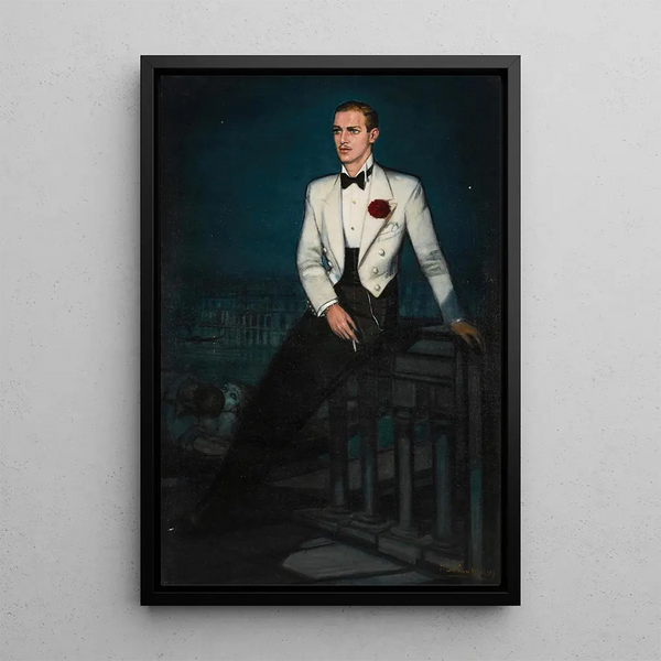 Douglas Fairbanks Jr - Federico Beltrán Masses — framed artwork on a wall