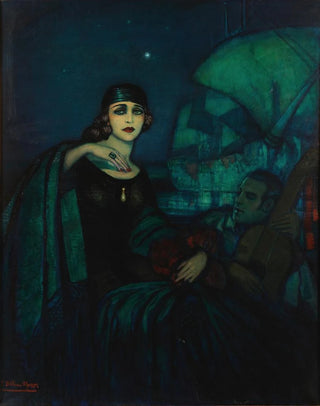 Pola Negri and Rudolph Valentino - Federico Beltrán Masses — artwork view