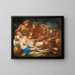 Sans Cérès et Bacchus, Vénus s'ennuie - Federico Cervelli — framed artwork on a wall