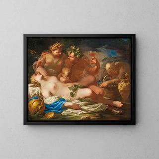 Sans Cérès et Bacchus, Vénus s'ennuie - Federico Cervelli — framed artwork on a wall