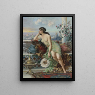 Lost in Thought - Federico Fernández y Giménez — framed artwork on a wall