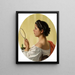 La toilette - Federico Maldarelli — framed artwork on a wall