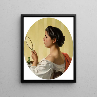 La toilette - Federico Maldarelli — framed artwork on a wall
