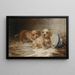 Louveteaux - Federico Olaria — framed artwork on a wall