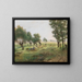 The hay harvest - Federico Rossano — framed artwork on a wall