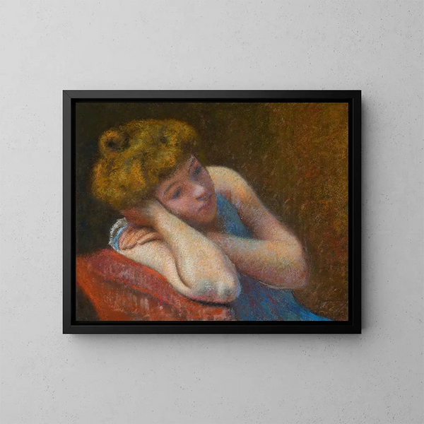 The Rest - Federico Zandomeneghi — framed artwork on a wall