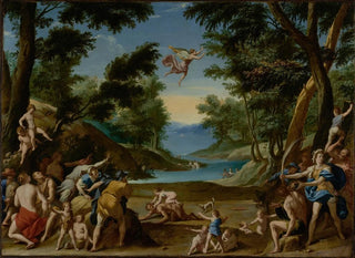 Cupid and Pan - Federico Zuccaro — artwork view
