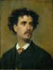 Portrait painting of Marià Fortuny - Federico de Madrazo y Kuntz — artwork view