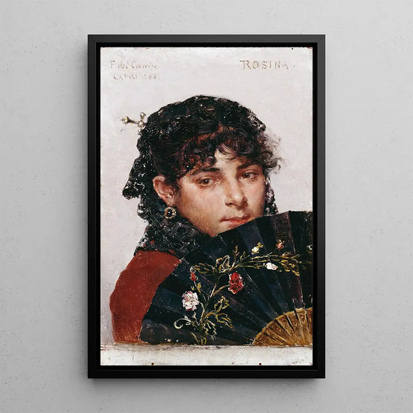 Rosina - Federico del Campo — framed artwork on a wall