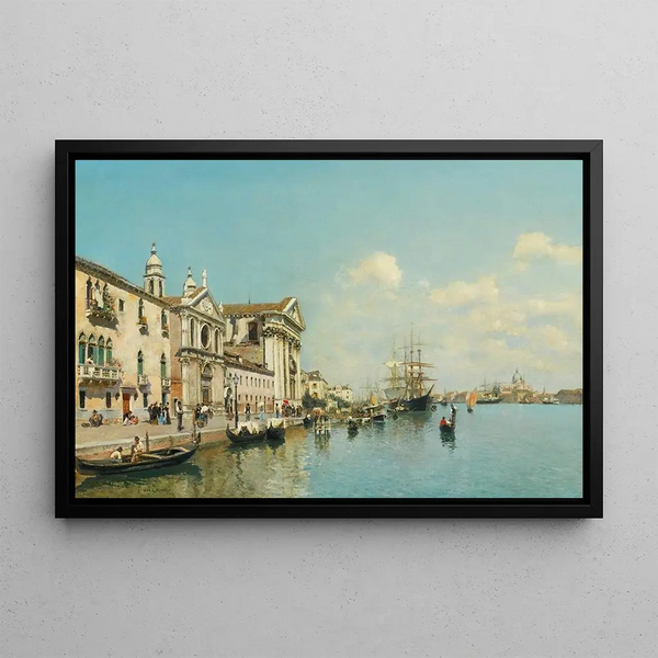 Les Zattere Venice - Federico del Campo — framed artwork on a wall