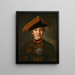 Portrait of Emperor Peter III - Fedor Stepanovich Rokotov — framed artwork on a wall