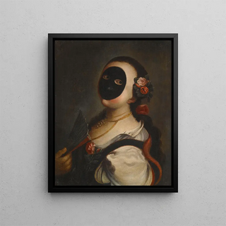 La Moretta - Felice Boscarati — framed artwork on a wall