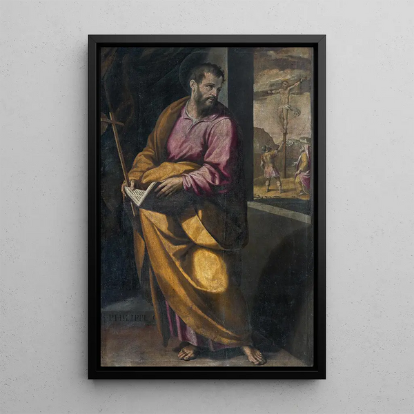 Saint Philippe - Felice Damiani — framed artwork on a wall