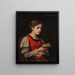Reading Time - Felice Fournier Schneider — framed artwork on a wall