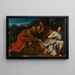 Suzanne et les vieillards - Felice Torelli — framed artwork on a wall