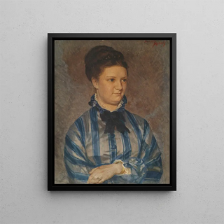 Resa Tapp de Tappenburg - Felician Freiherr von Myrbach-Rheinfeld — framed artwork on a wall