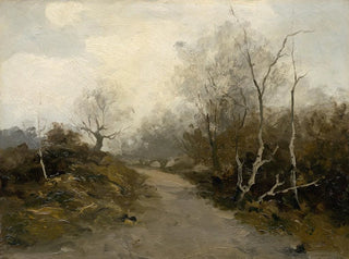 Forest Road Painting - Felicjan Moczik — artwork view