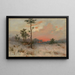 Sunset Painting - Felicjan Moczik — framed artwork on a wall