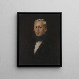 Portrait of Jan Pabudziński - Feliks Pęczarski — framed artwork on a wall