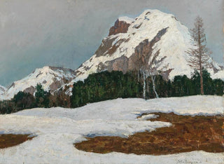 Snowfall in the Mountains - Felix Bürgers — artwork view