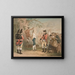 The Last Words of Nathan Hale - Felix O. C. Darley — framed artwork on a wall