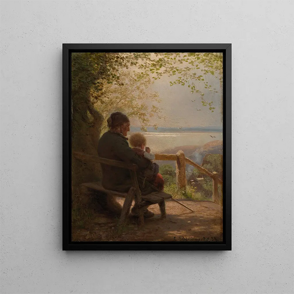 L'endroit bien-aimé - Felix Schlesinger — framed artwork on a wall
