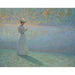 Reproduction of the painting of Woman Reading in a Landscape - Henri Le Sidaner