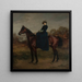 Amazonian Woman Painting - Jan Bogumi Rosen — framed artwork on a wall