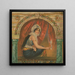 a seated woman at the window smoking - Campbell Metzger Jacobson — wall display of the artwork