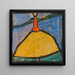 Femme aux bras écartés en jupe jaune - Egon Schiele — wall display of the artwork