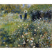 Reproduction of the painting Woman with a Parasol in a Garden - Pierre-Auguste Renoir