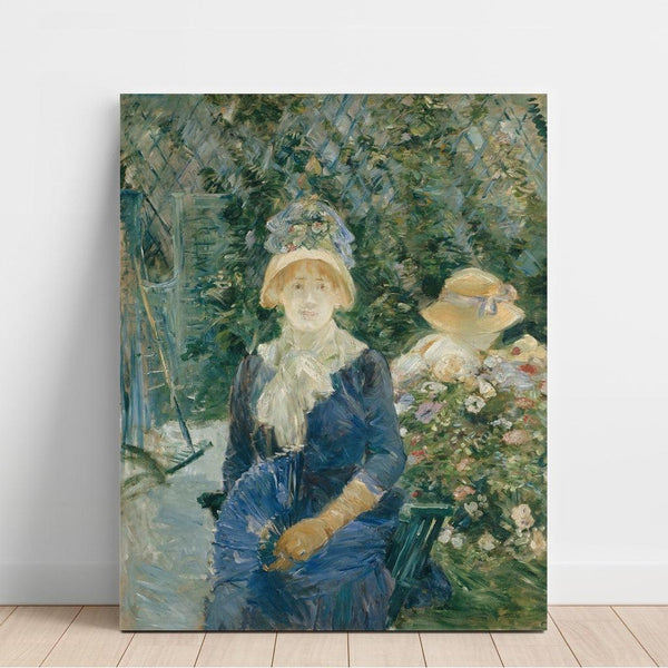 Reproduction of the painting Woman in the Garden - Berthe Morisot