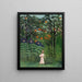 Reproduction of the painting of a Woman walking in an exotic forest - Henri Rousseau