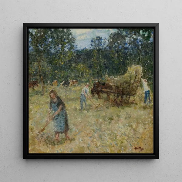 Fenaison - Pierre Eugène Montézin — framed artwork on a wall