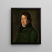 Portrait of architect Friedrich Weinbrenner - Feodor Iwanowitsch Kalmück — framed artwork on a wall