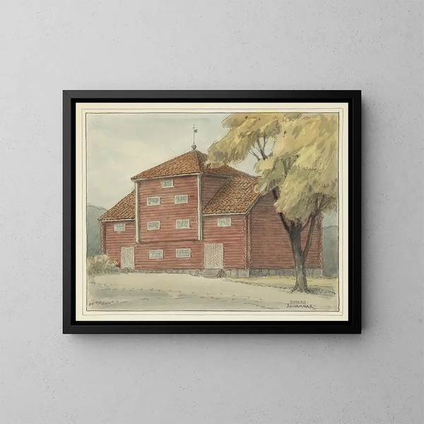 Nhamar - Ferdinand Boberg — framed artwork on a wall