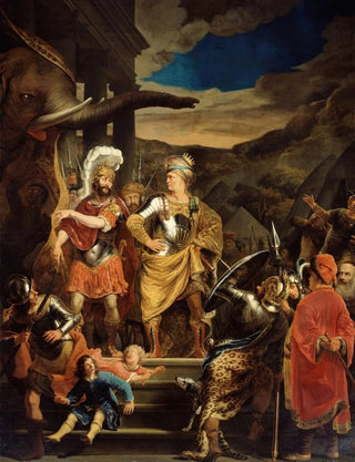 Fabritius and Pyrrhus - Ferdinand Bol — artwork view
