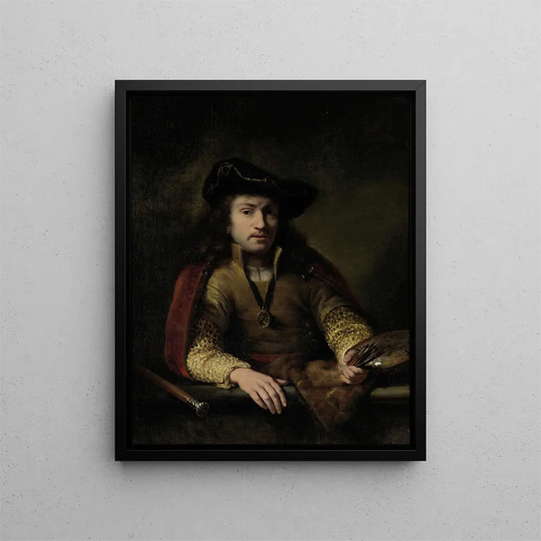 Self-portrait Painting - Ferdinand Bol — framed artwork on a wall