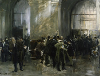 À la Bourse - Ferdinand Brütt — artwork view