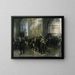 À la Bourse - Ferdinand Brütt — framed artwork on a wall