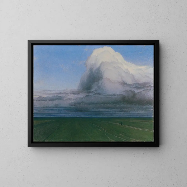 The Traveler - Ferdinand Brunner — framed artwork on a wall