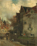 Urban landscape painting - Ferdinand Carl Sierich — artwork view