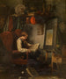 Young artist in a studio - Ferdinand de Braekeleer II — artwork view