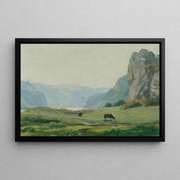 Beraun - Ferdinand Engelmüller — framed artwork on a wall