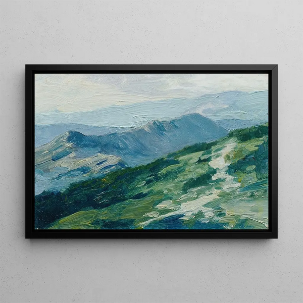 Monts des Géants - Ferdinand Engelmüller — framed artwork on a wall